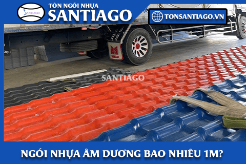 Ngói nhựa âm dương bao nhiêu 1m²? Giá & thực tế thi công!