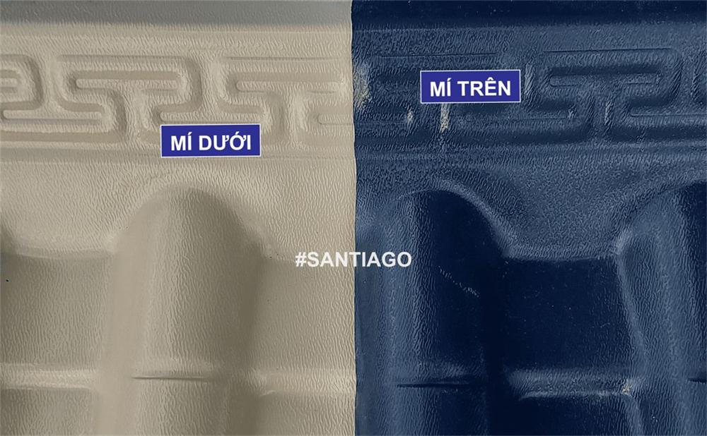 Mí trên và mí dưới khi lợp ngói nhựa âm dương