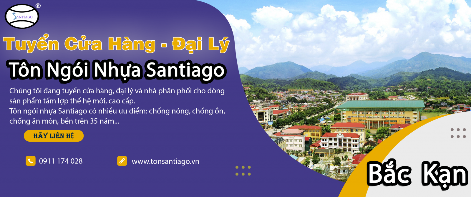 cửa hàng đại lý tôn ngói nhựa bắc kạn