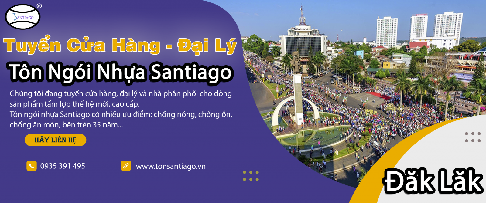 cửa hàng đại lý tôn ngói nhựa đăk lăk