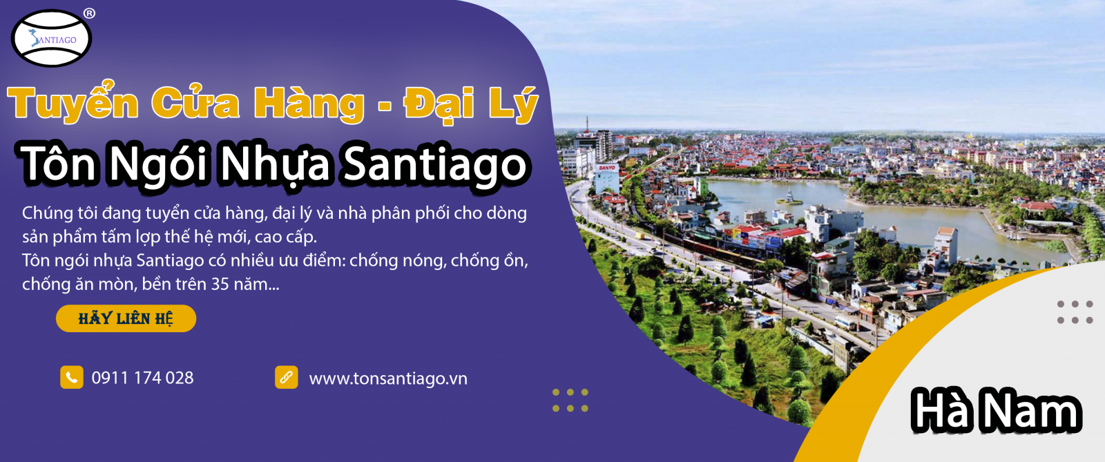cửa hàng đại lý tôn ngói nhựa hà nam