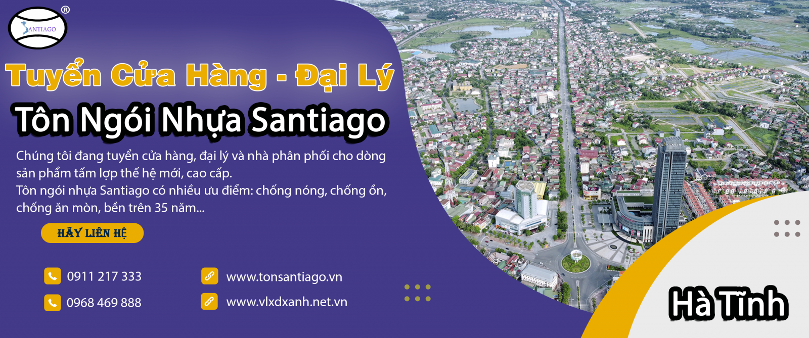 cửa hàng đại lý tôn ngói nhựa hà tĩnh