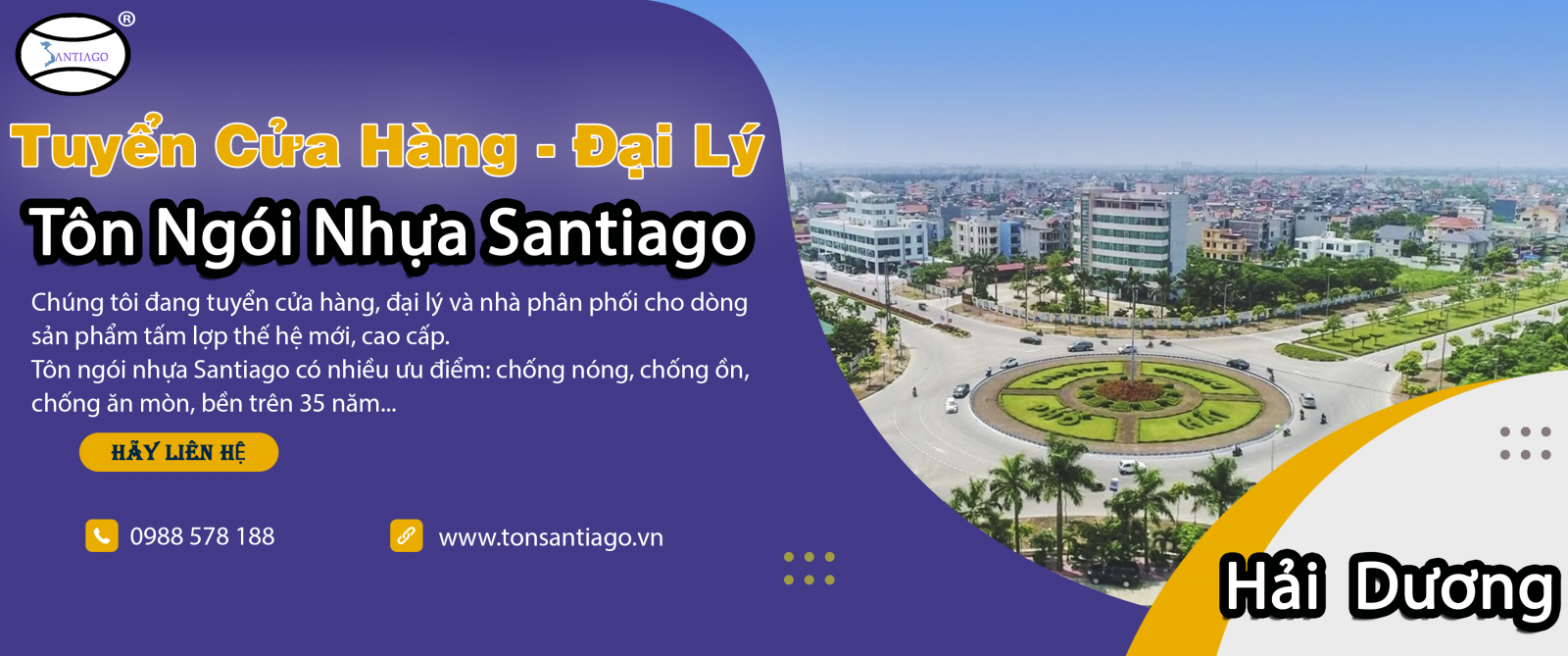 cửa hàng đại lý tôn ngói nhựa hải dương