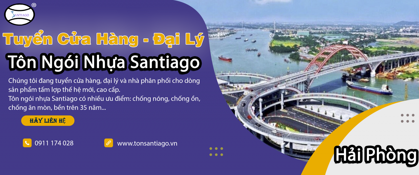 cửa hàng đại lý tôn ngói nhựa hải phòng