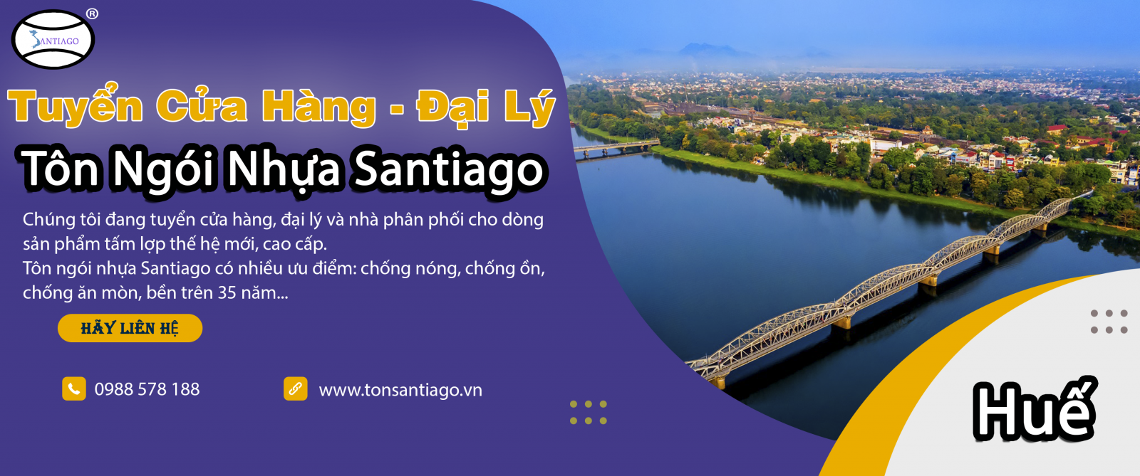 cửa hàng đại lý tôn ngói nhựa Huế