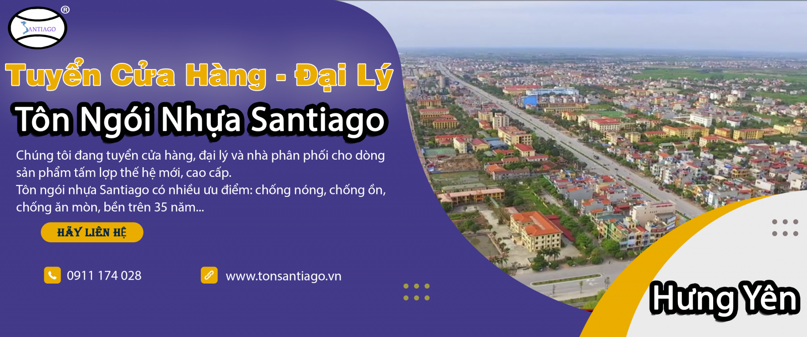 cửa hàng đại lý tôn ngói nhựa hưng yên