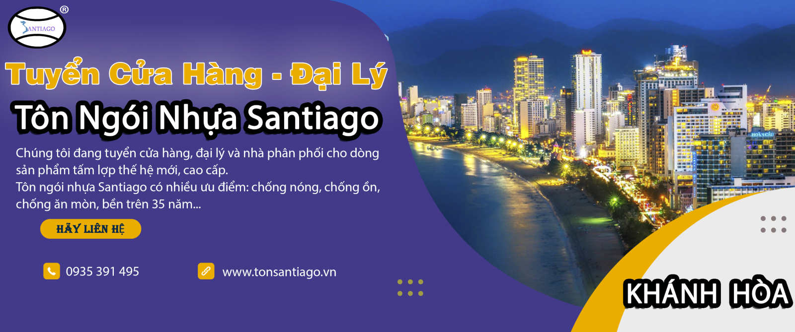 cửa hàng đại lý tôn ngói nhựa khánh hòa