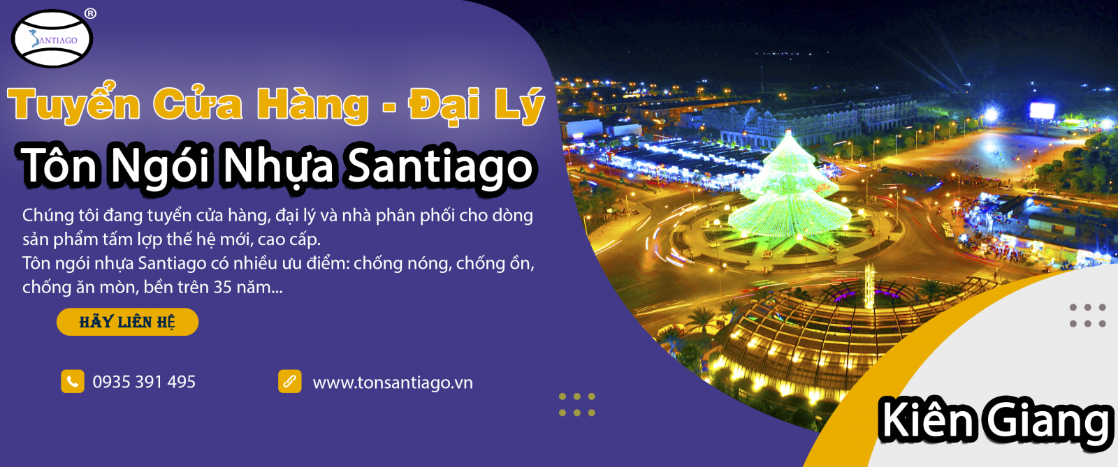 cửa hàng đại lý tôn ngói nhựa kiên giang