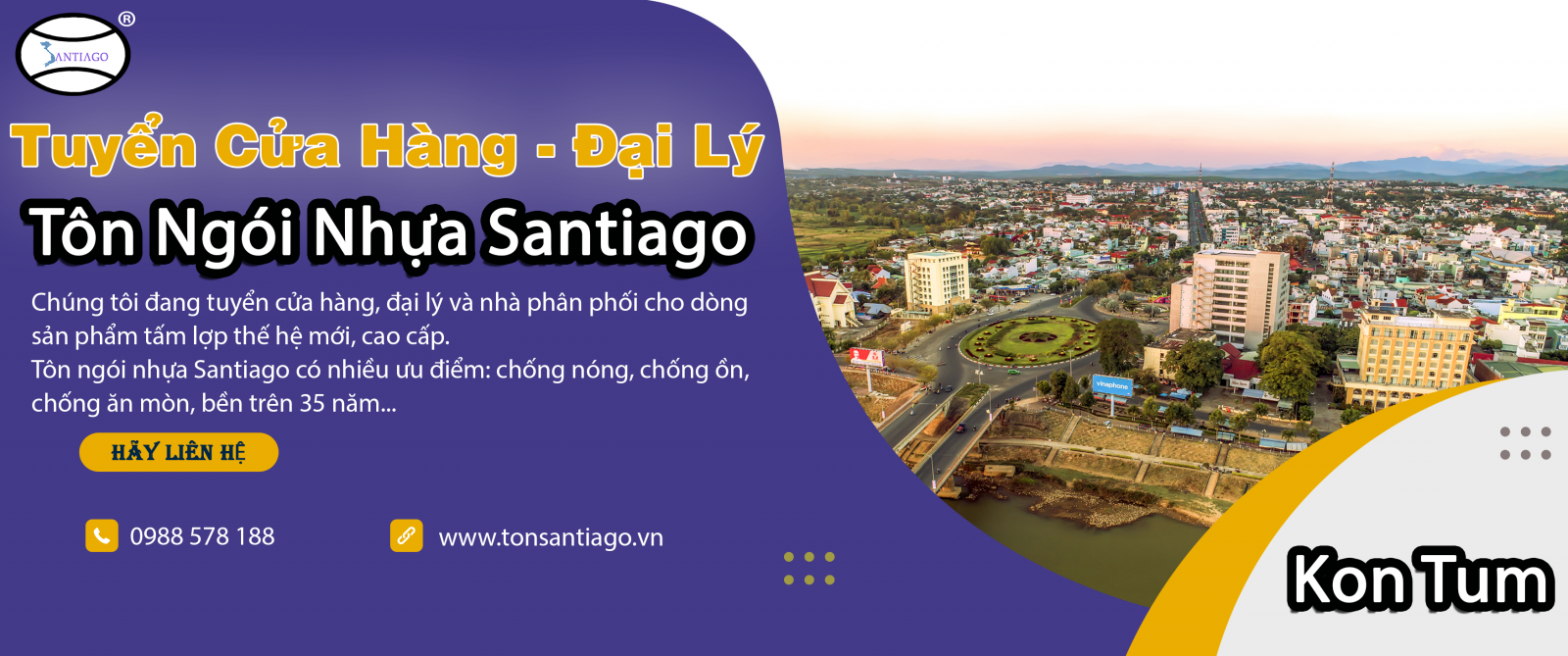 cửa hàng đại lý tôn ngói nhựa kon tum