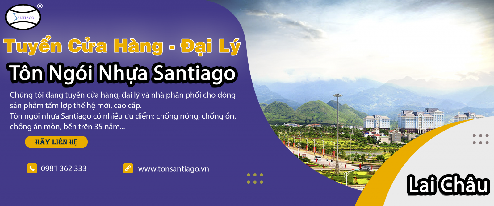cửa hàng đại lý tôn ngói nhựa lai châu