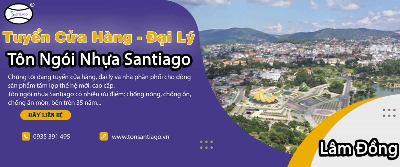cửa hàng đại lý tôn ngói nhựa lâm đồng