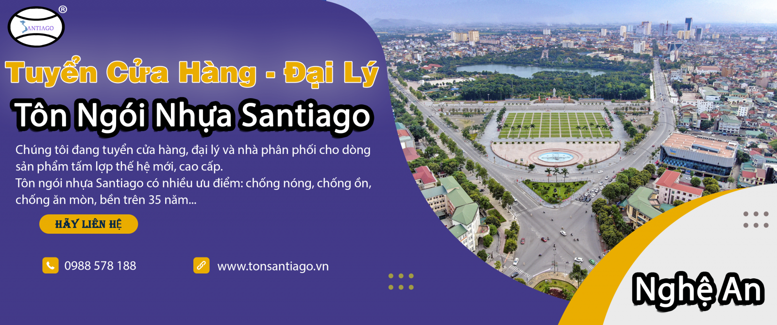 cửa hàng đại lý tôn ngói nhựa nghệ an