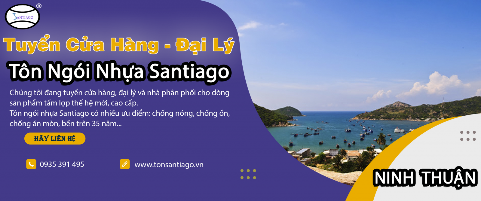 cửa hàng đại lý tôn ngói nhựa ninh thuận