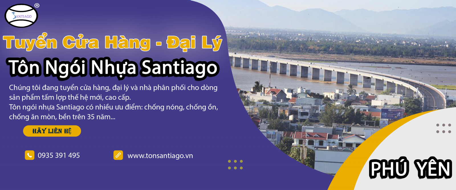 cửa hàng đại lý tôn ngói nhựa phú yên