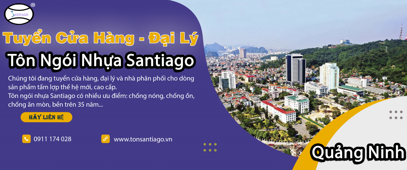 cửa hàng đại lý tôn ngói nhựa quảng ninh