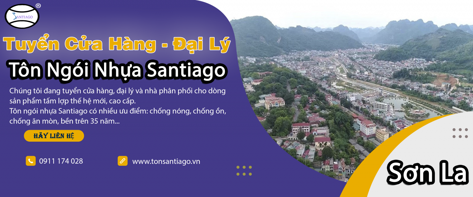 cửa hàng đại lý tôn ngói nhựa sơn la