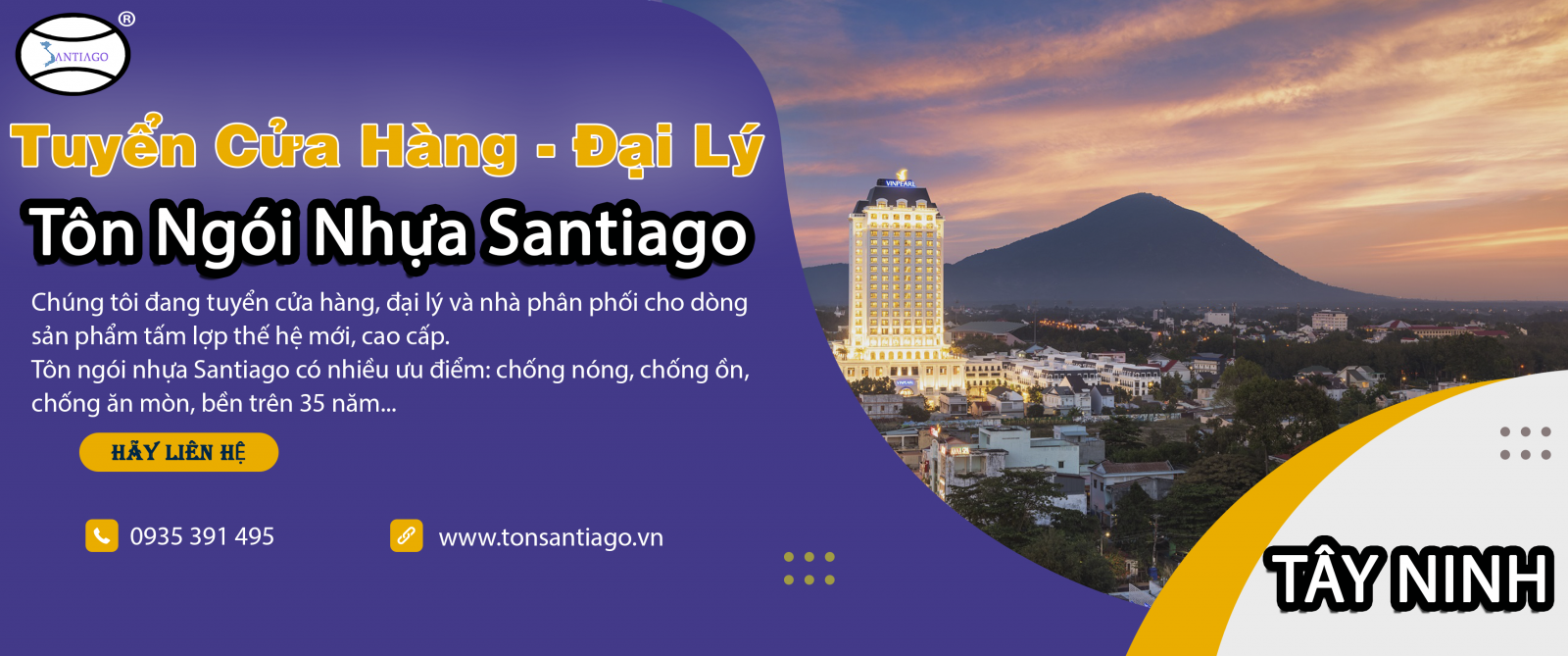 cửa hàng đại lý tôn ngói nhựa tây ninh