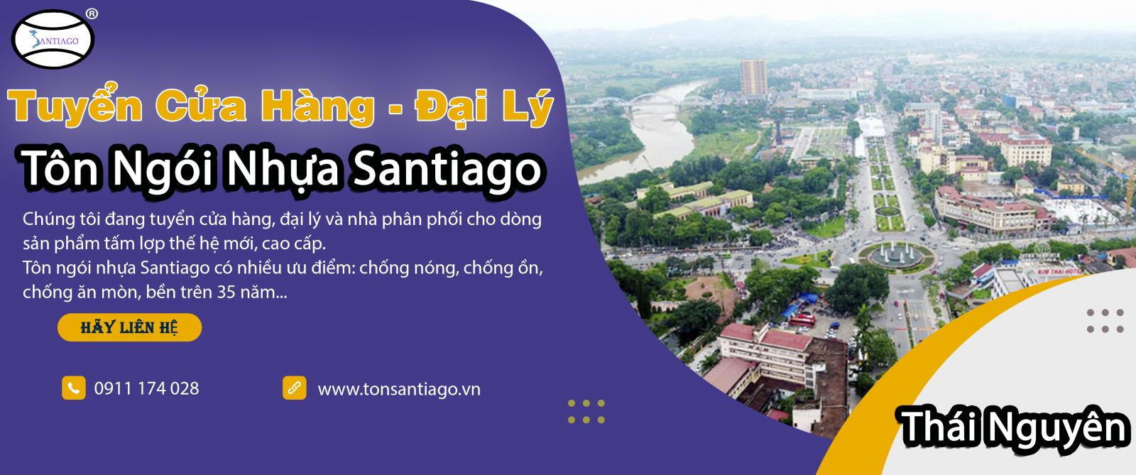 cửa hàng đại lý tôn ngói nhựa thái nguyên