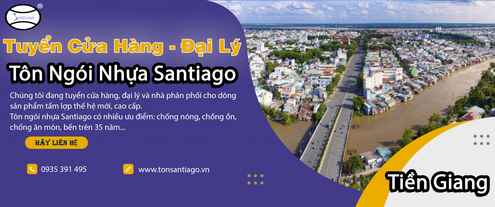 cửa hàng đại lý tôn ngói nhựa tiền giang