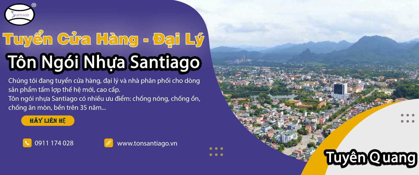 cửa hàng đại lý tôn ngói nhựa tuyên quang
