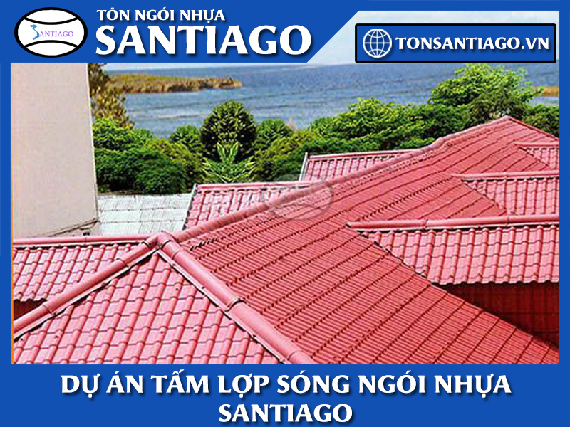 dự án tấm lợp sóng ngói nhựa pvc asa
