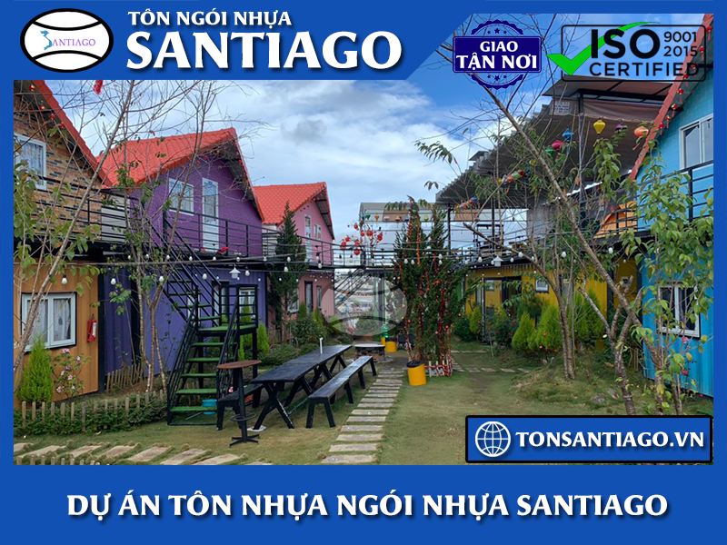 homestay lợp ngói nhựa santiago