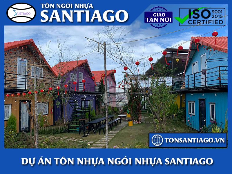 lợp homestay bằng ngói nhựa