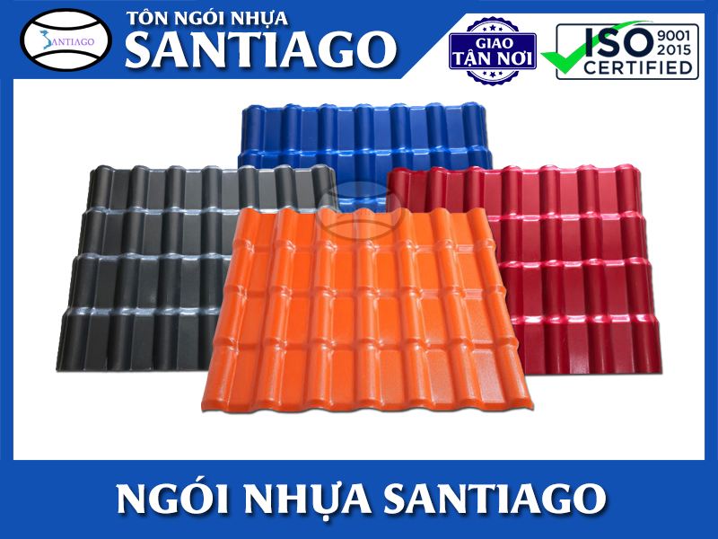 vật liệu mới ngói nhựa santiago