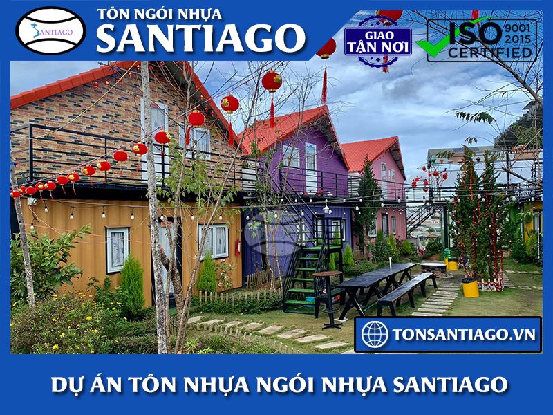 ngói nhựa lợp homestay