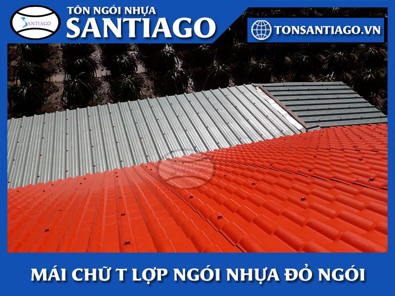 ngói nhựa màu đỏ ngói santiago