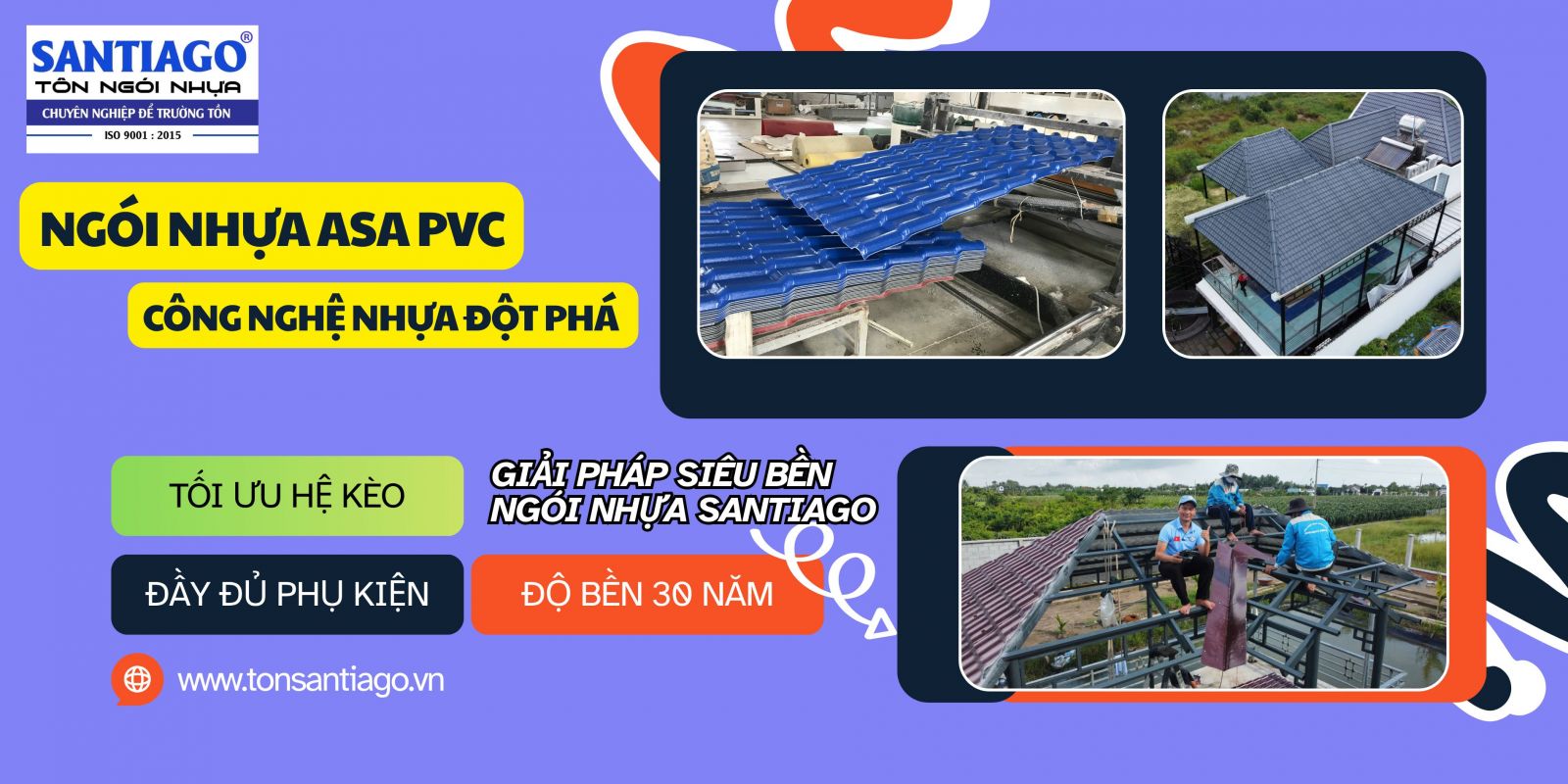 ngói nhựa pvc asa công nghệ mới