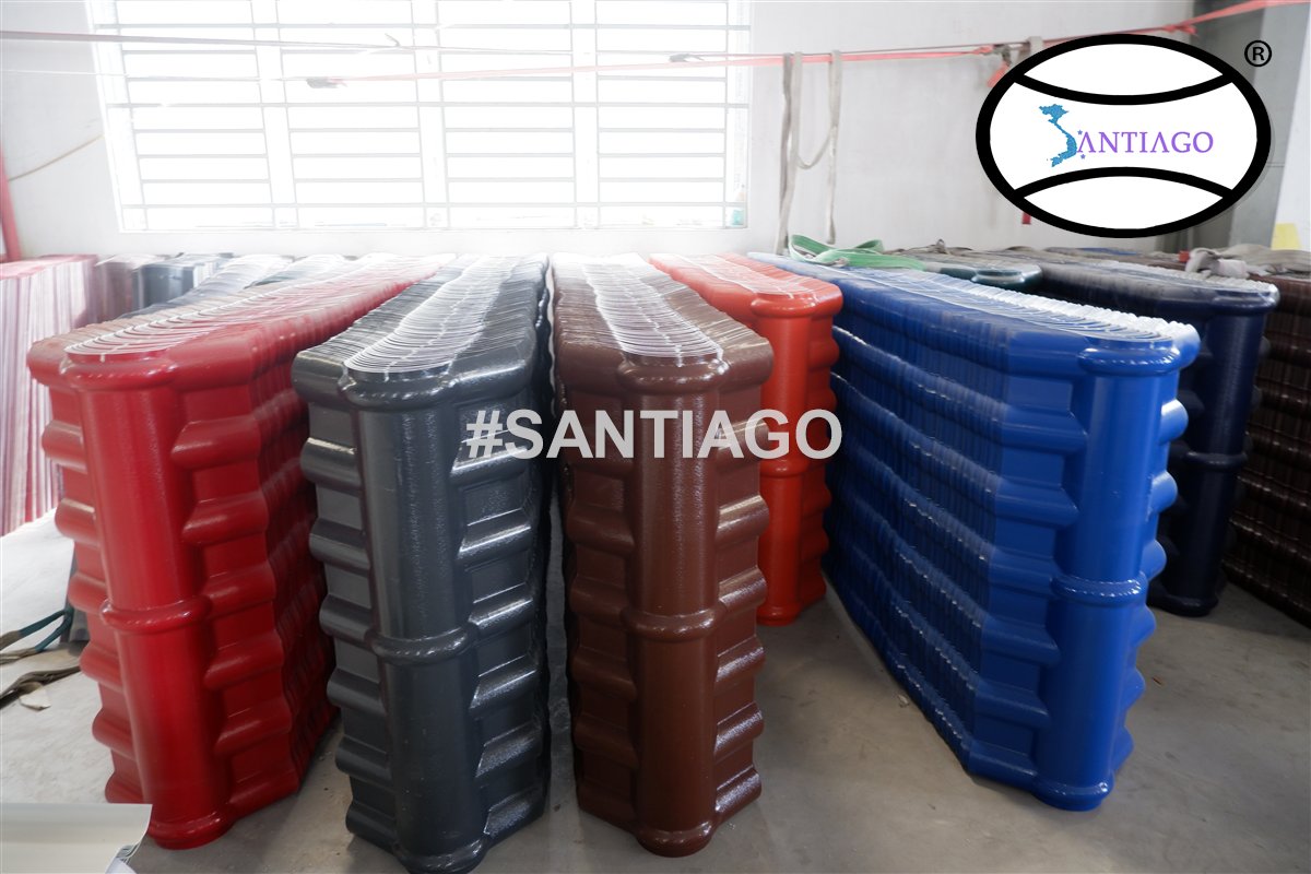 Phụ kiện ngói nhựa Santiago nhiều màu