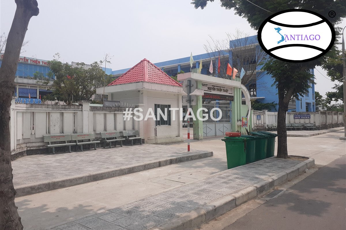 Công trình trường học ở Hòa Xuân, Đà Nẵng lợp ngói nhựa Santiago