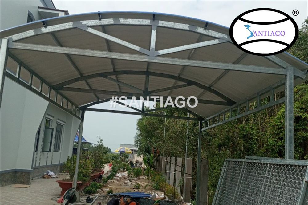 Công trình lợp tôn nhựa Santiago ở Cần Thơ