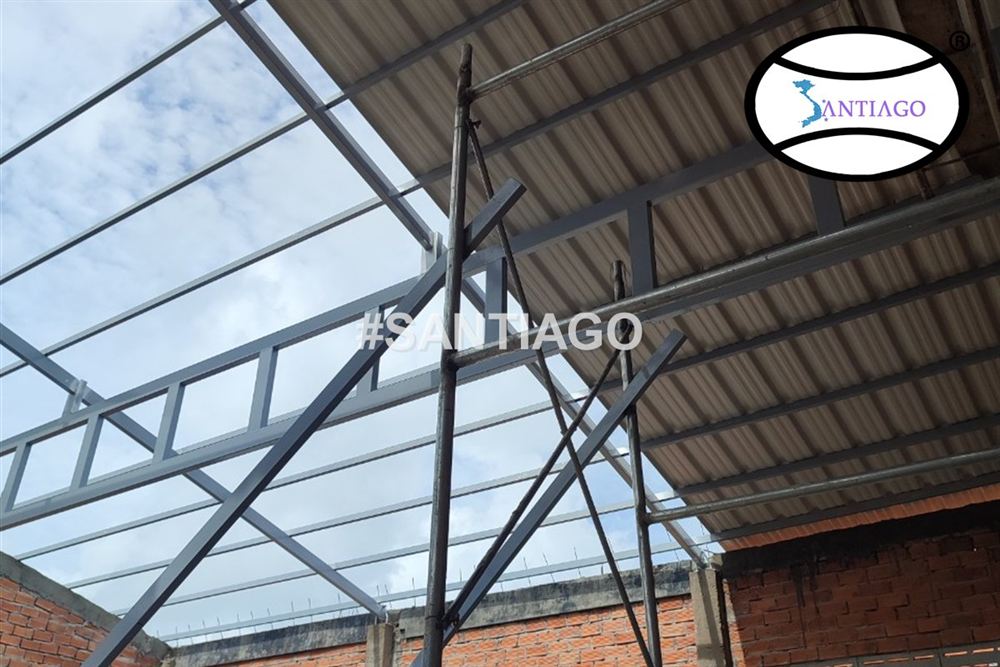 Công trình lợp tôn nhựa Santiago ở Đồng Tháp