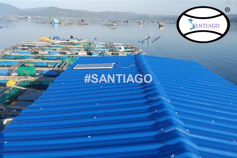 Công trình lợp tôn nhựa Santiago ở Sông Cầu, Phú Yên cũ (nay thuộc Đắk Lắk)