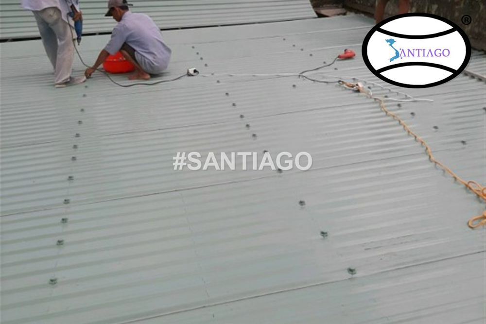 Công trình lợp tôn nhựa Santiago ở Bạc Liêu cũ (nay thuộc Cà Mau)