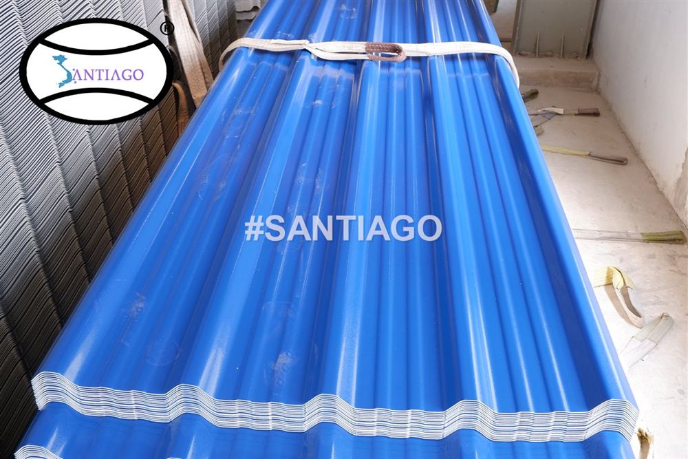 Tấm tôn nhựa PVC ASA Santiago tại nhà máy