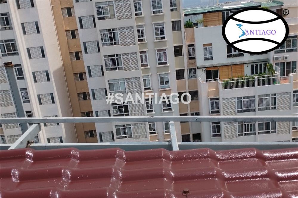 Công trình lợp ngói nhựa Santiago ở TP.HCM