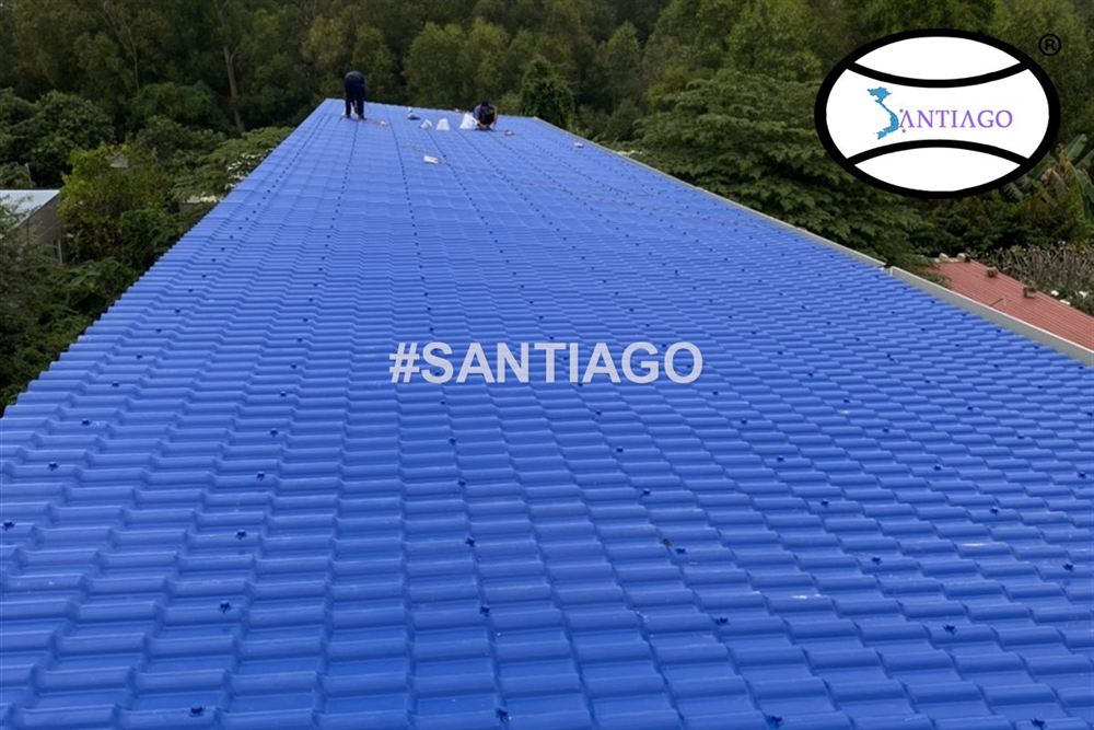 Công trình lợp ngói nhựa Santiago ở Vũng Tàu (nay thuộc TP.HCM)