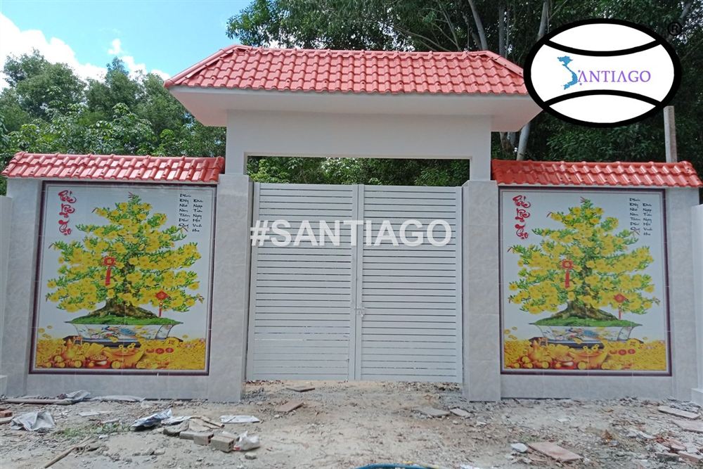 Công trình lợp ngói nhựa Santiago ở Tây Ninh