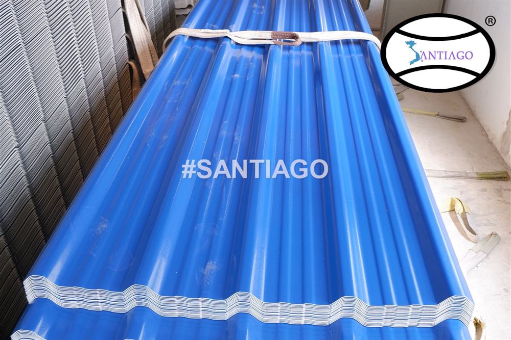 Tấm tôn nhựa PVC ASA Santiago tại nhà máy