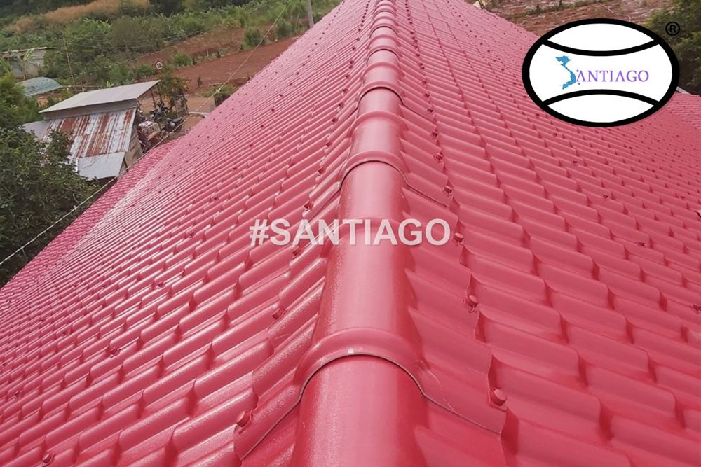 Công trình lợp ngói nhựa Santiago ở Đơn Dương, Lâm Đồng