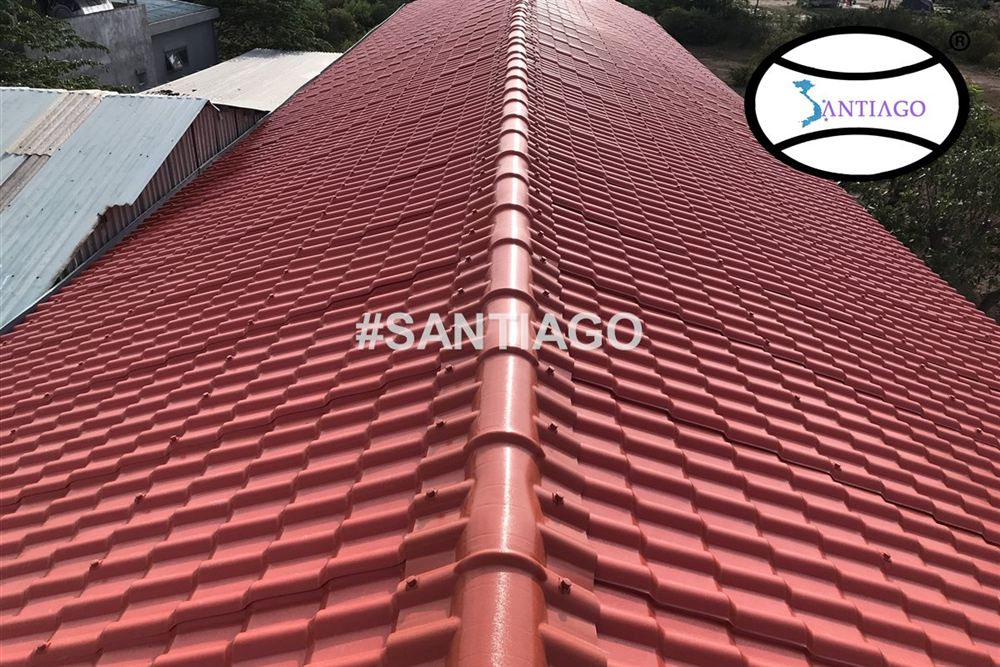 Công trình lợp ngói nhựa Santiago ở Đà Nẵng