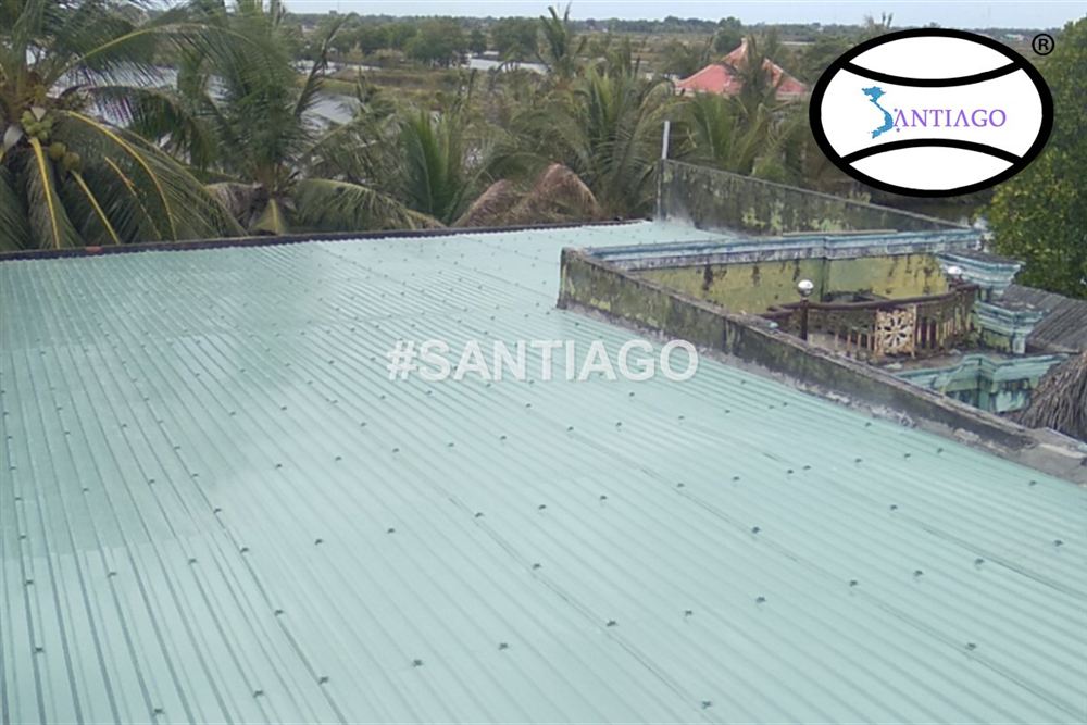 Công trình lợp tôn nhựa Santiago ở Bạc Liêu cũ (nay thuộc Cà Mau)