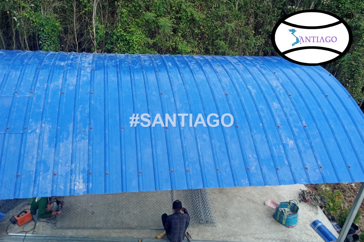 Mái tôn nhựa Santiago ở Cần Thơ