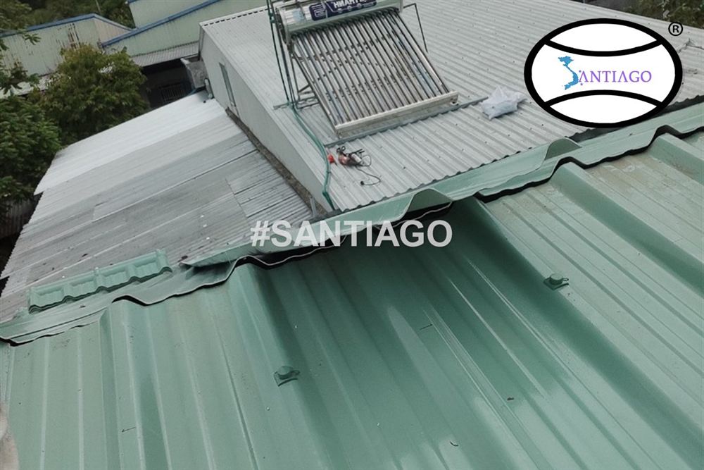 Công trình lợp tôn nhựa Santiago ở Đồng Tháp