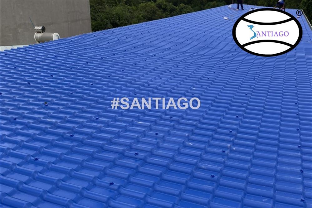 Công trình lợp ngói nhựa Santiago ở Vũng Tàu (nay thuộc TP.HCM)