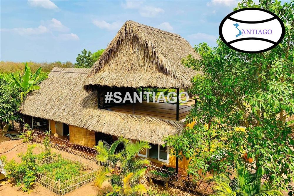 Công trình lợp ngói nhựa Santiago ở Đồng Xoài, Bình Phước cũ (nay thuộc Đồng Nai)