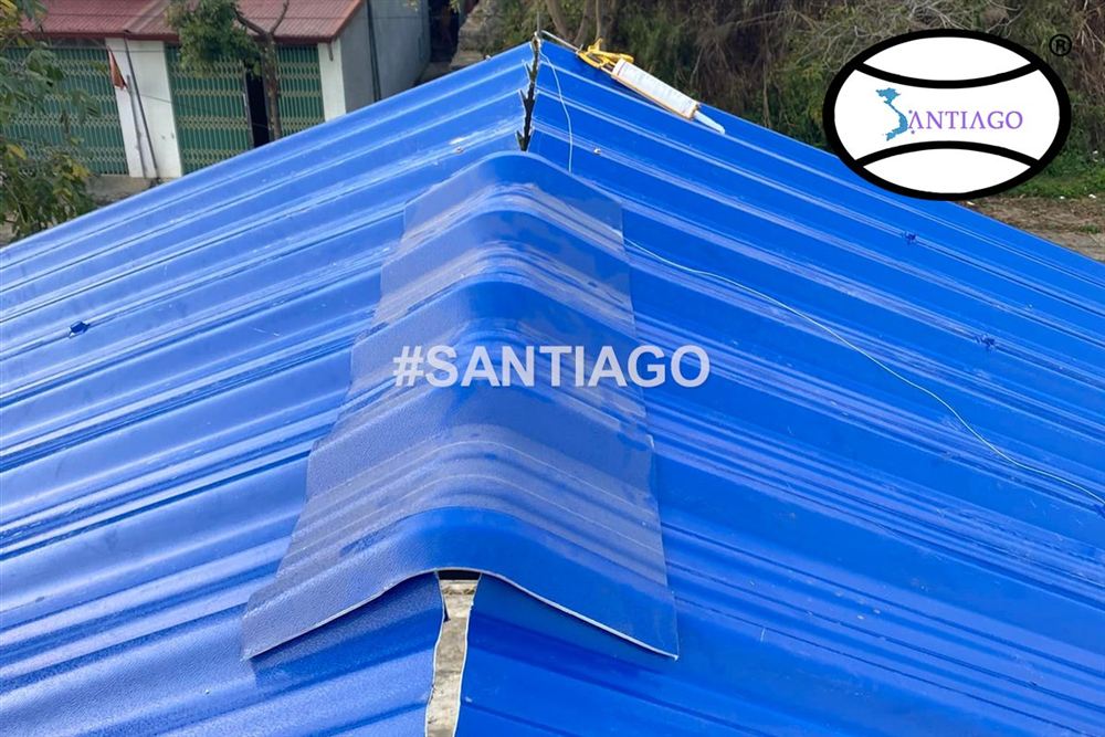 Công trình lợp tôn nhựa Santiago ở Lai Châu